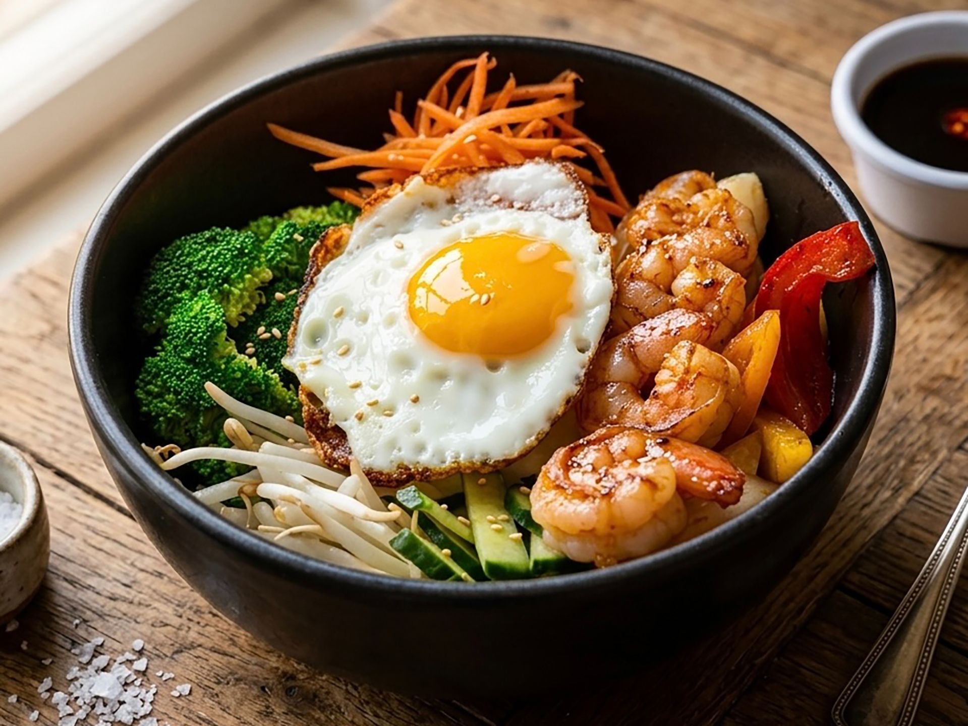 C4. Simmered Shrimp Mixed Rice.