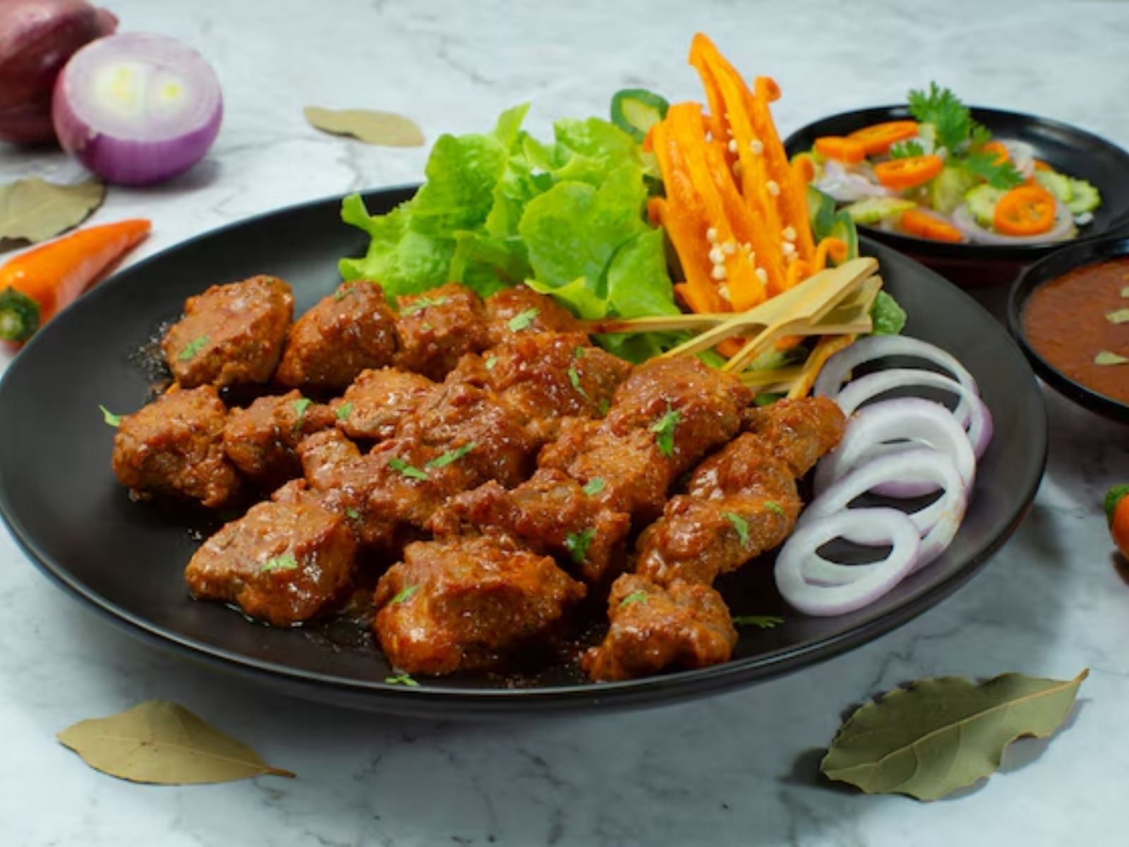 Chicken Seekh Kabab.