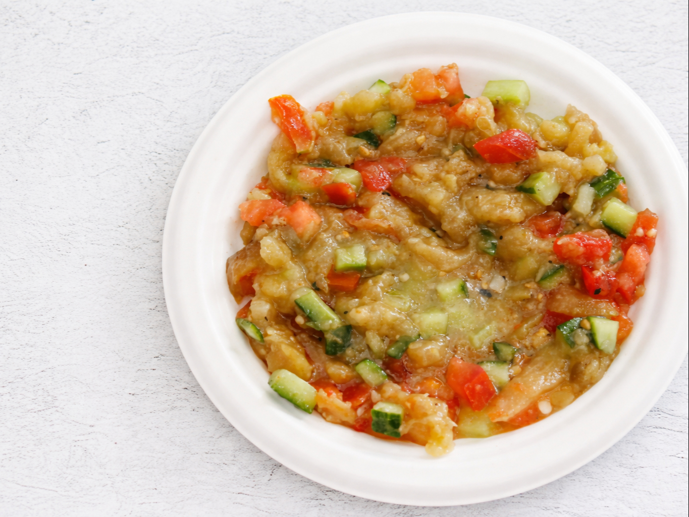 Chopped Eggplant w/ Vegetables