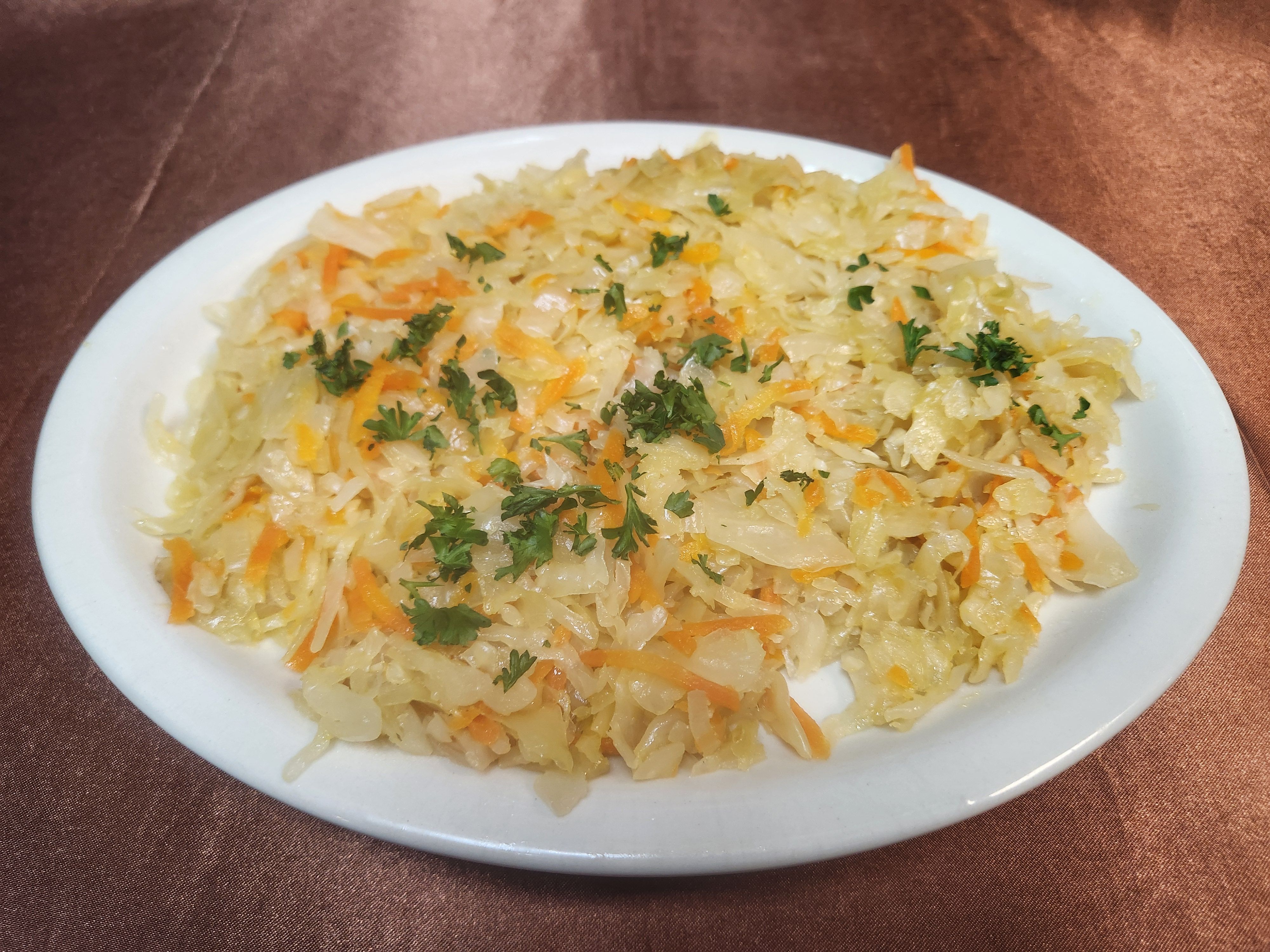 Cooked House made Sauerkraut