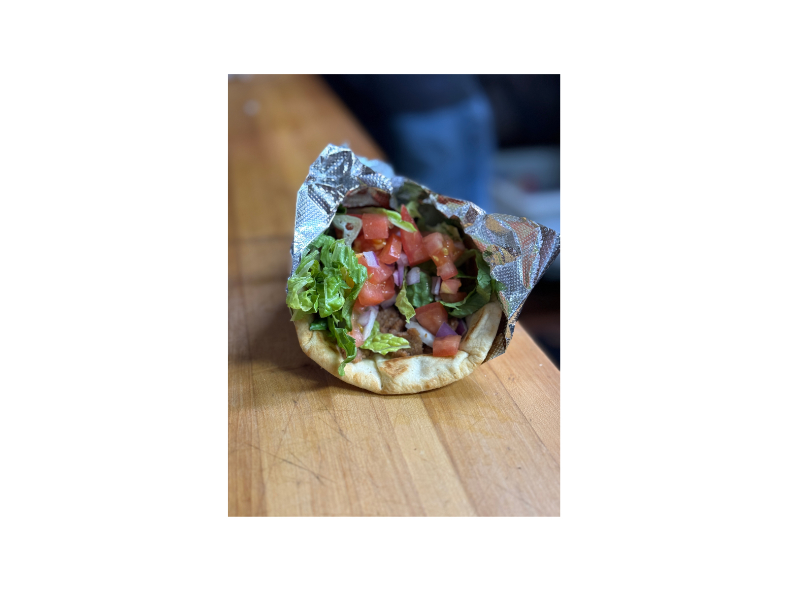 Vegan Gyro Pita Sandwich
