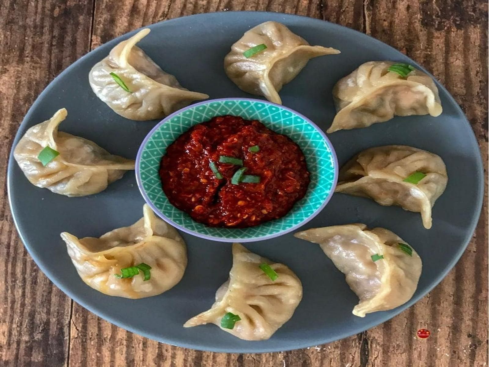 Steamed Veg Momo.