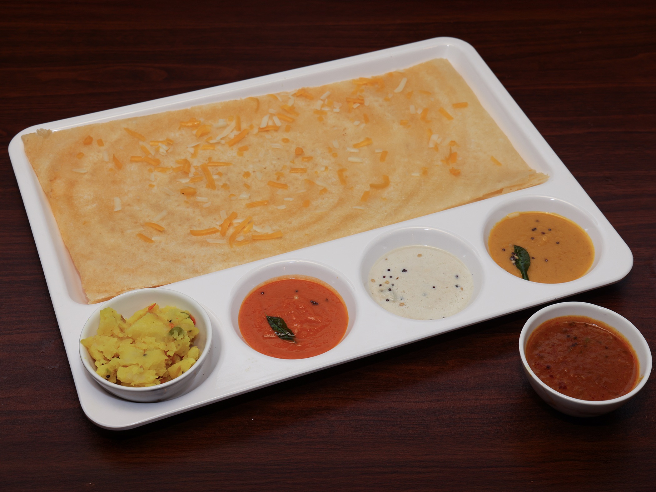 CHEESE MASALA DOSA.