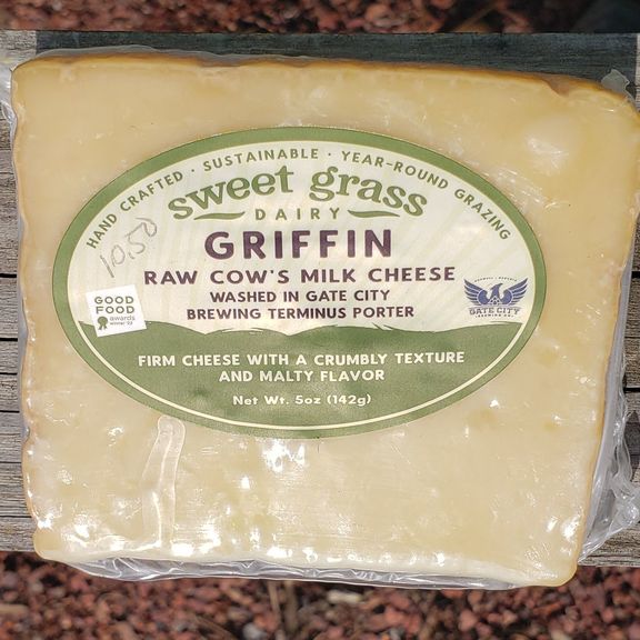 Griffin Cheese Sweetgrass Dairy .30 - .34 lbs