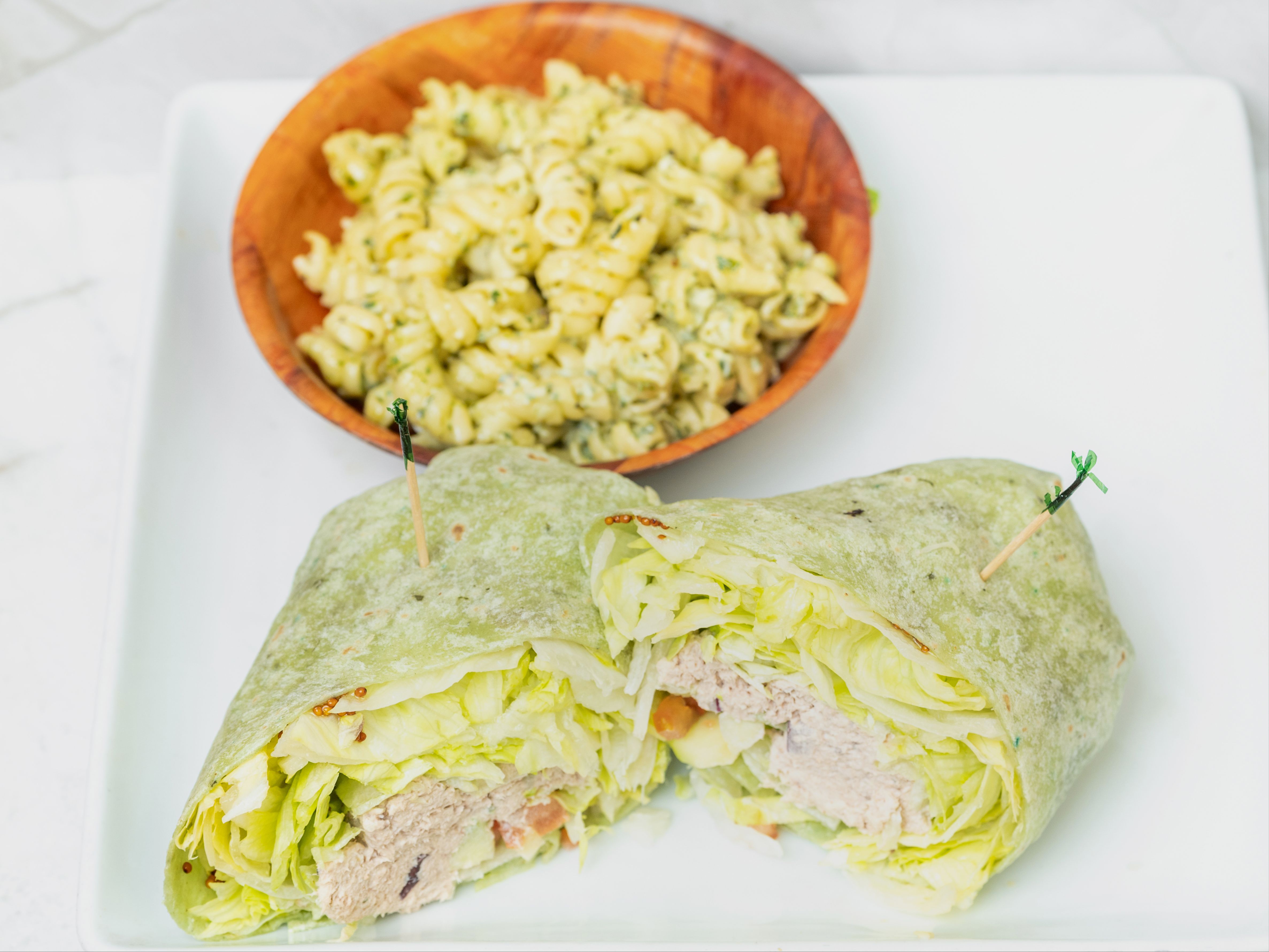 Albacore Tuna Wrap.