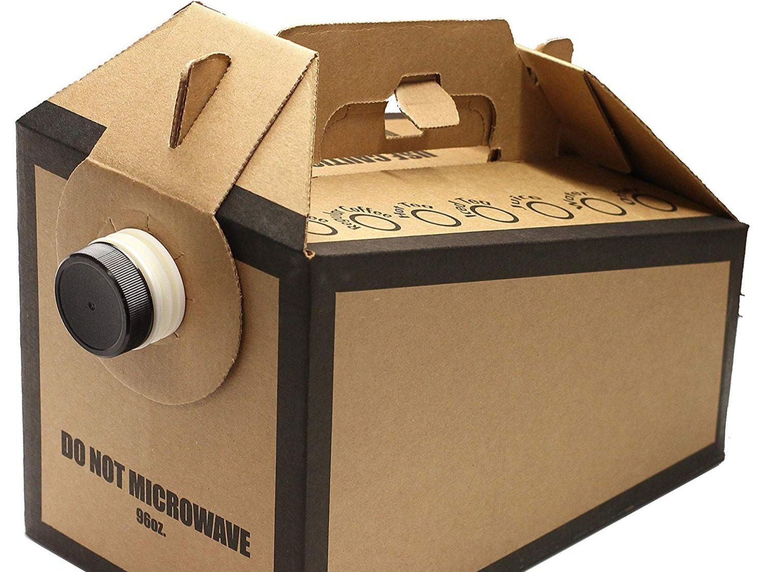 COFFEE BOX (96oz + CUPS/CREAMER/SUGARS).