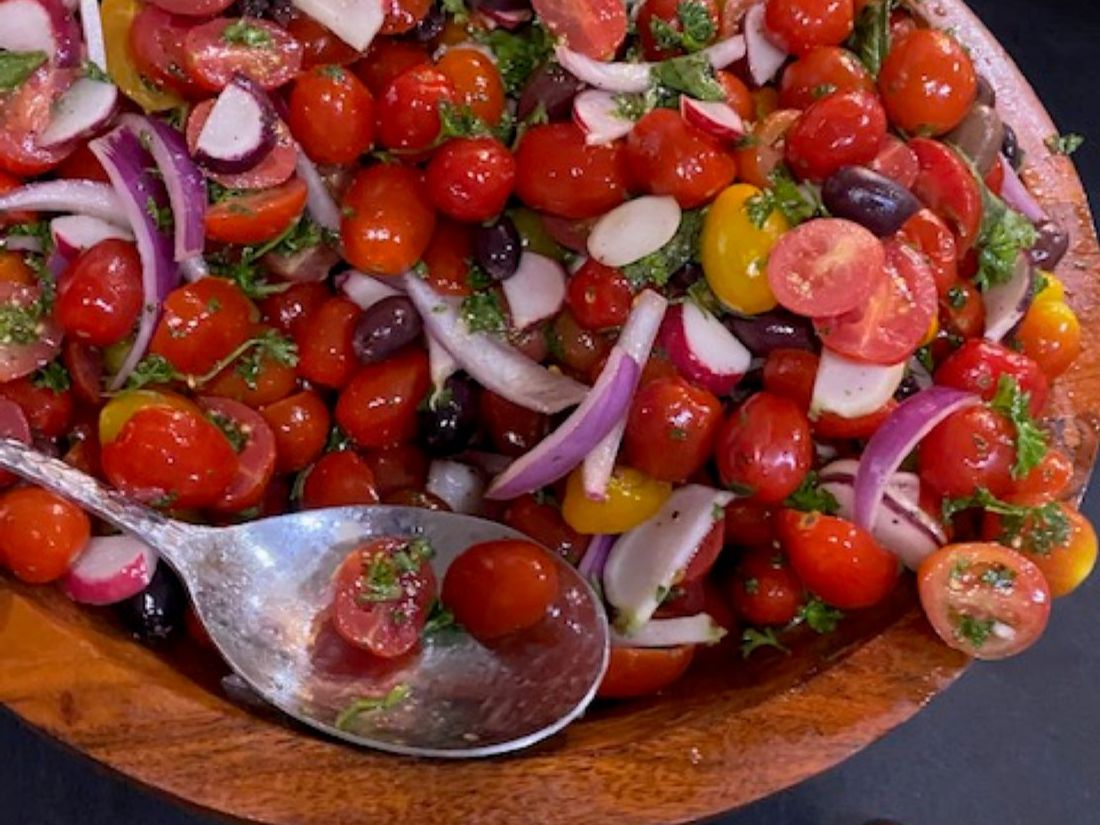 Tomato festival Salad 10 ppl and up $7 per person