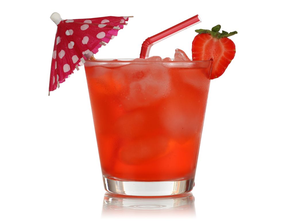 Apple/Strawberry juice Bottle.