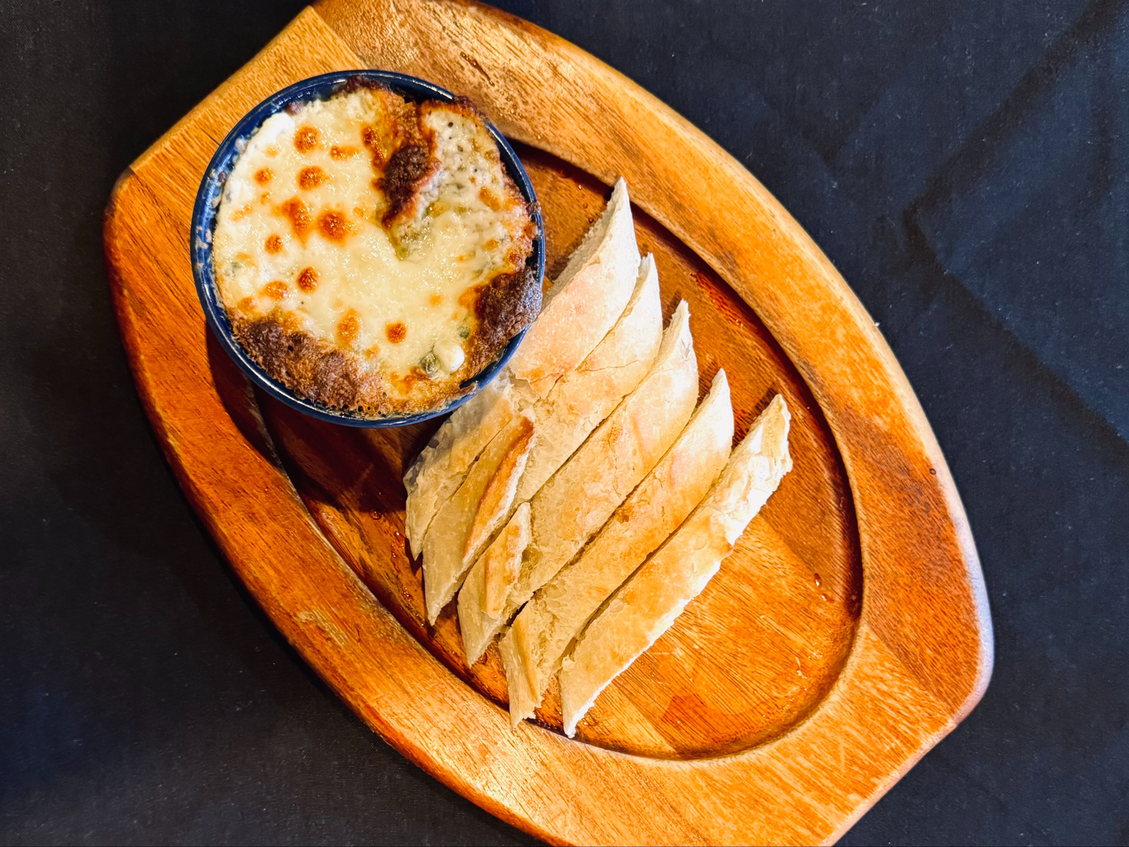 Baked Spinach & Artichoke Dip.