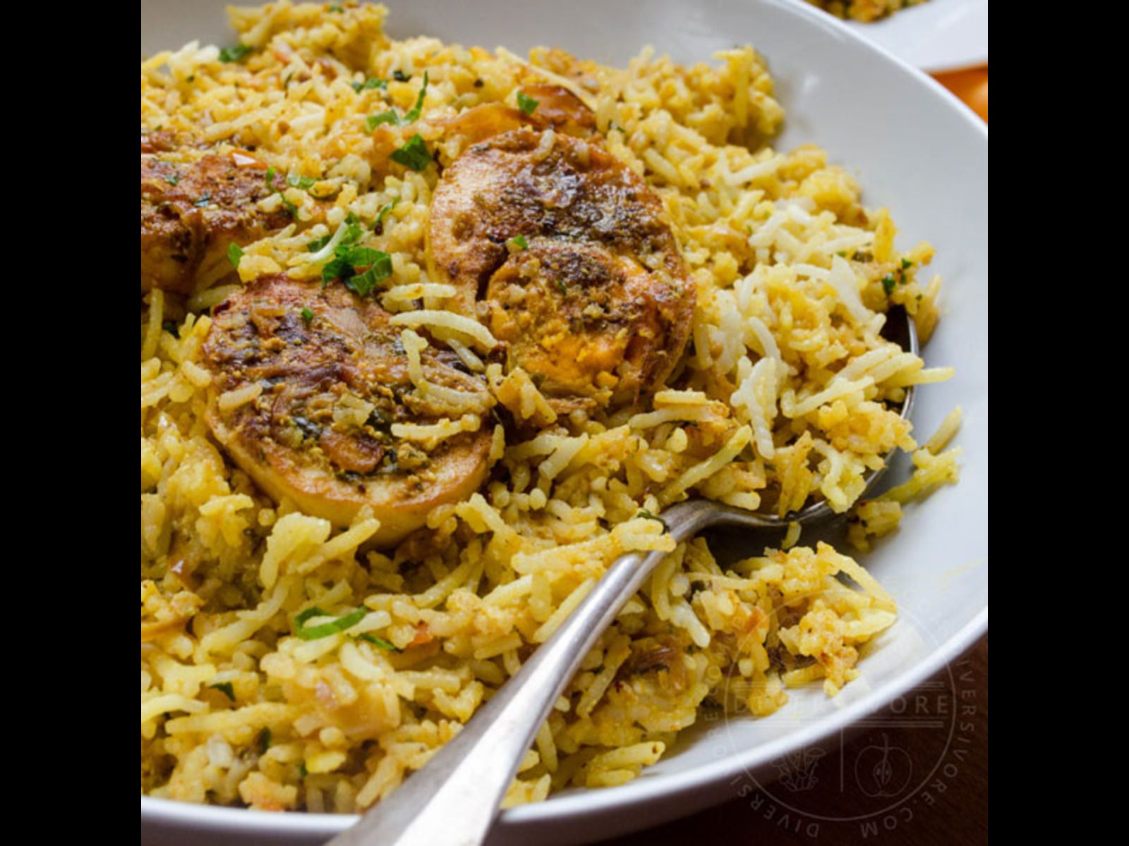 Gongura Egg Biryani