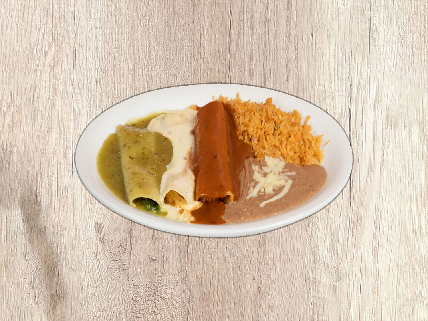 Enchiladas Bandera