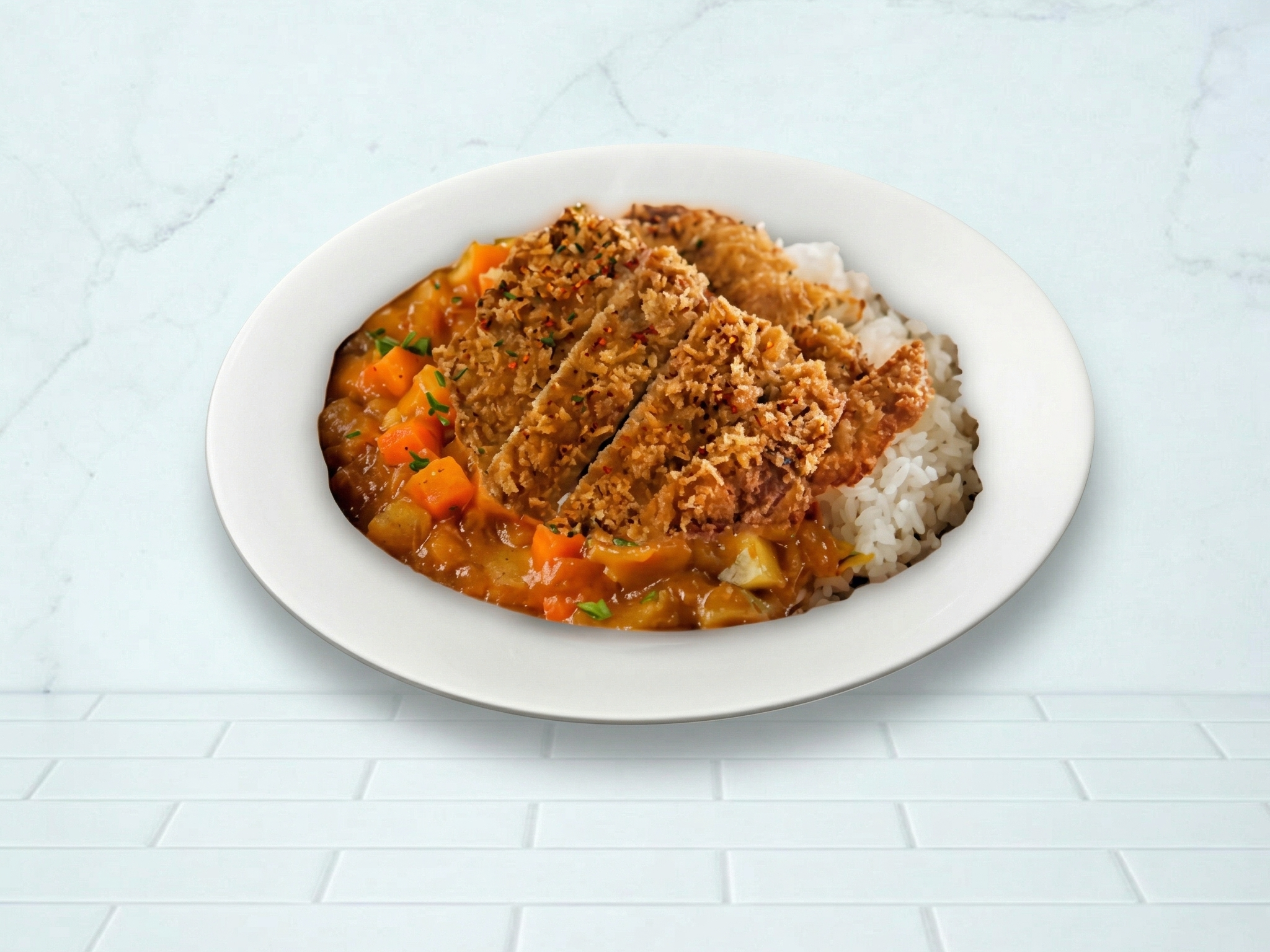 Pork Chop Curry Katsu.