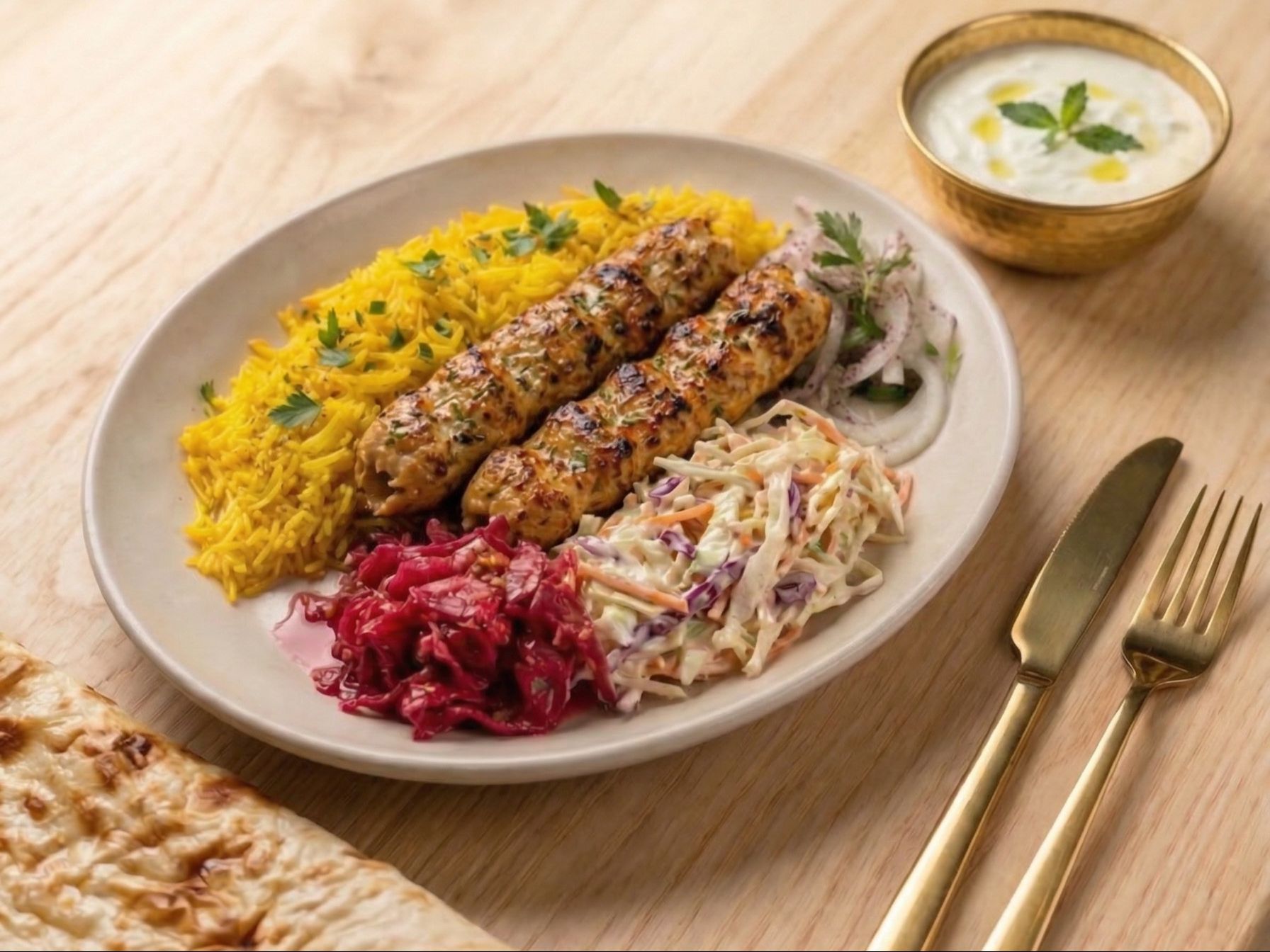 Chicken Lula Koobideh.