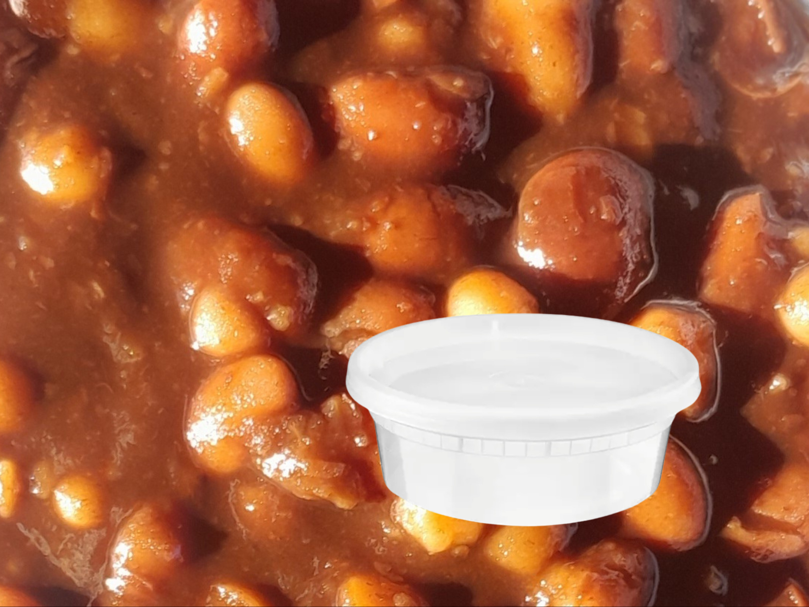 8oz Barracks Baked Beans (approx. 2 servings).