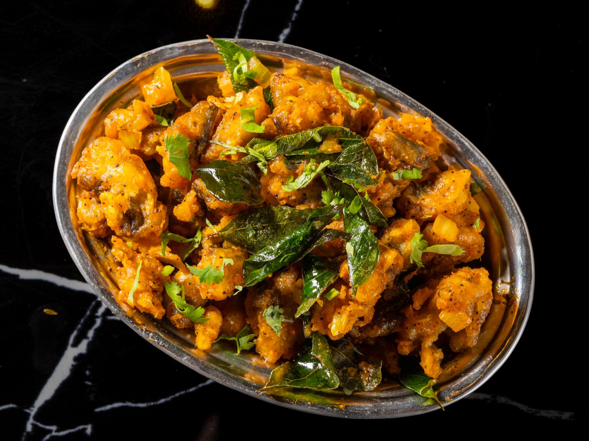 Mushroom Pepper Fry.