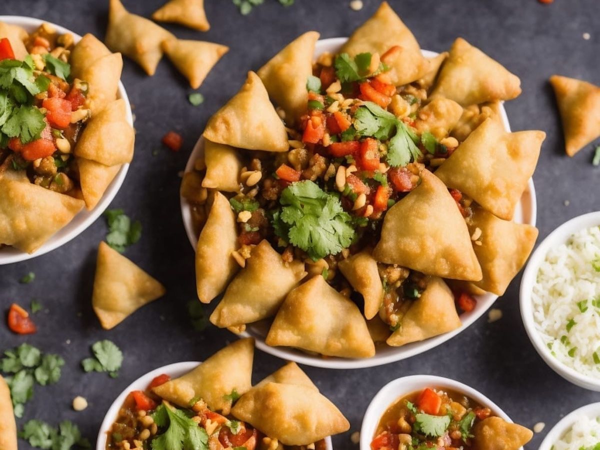 Samosa Chaat.