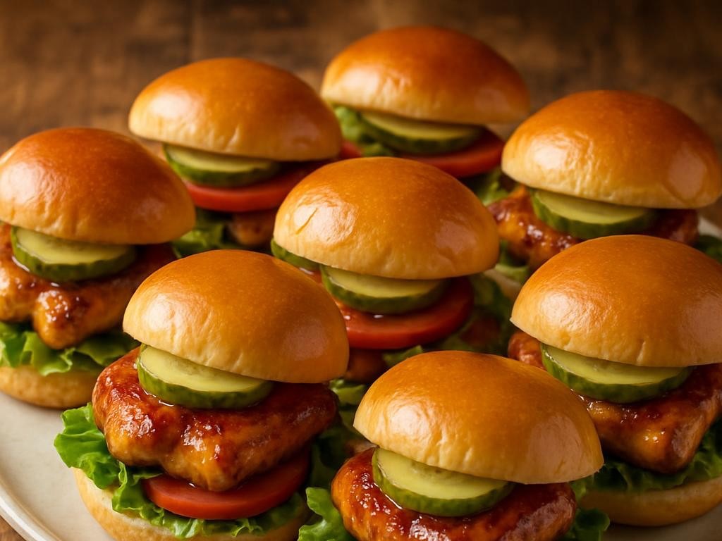 Grilled Chicken Sliders (Mini Sándwiches de Pollo a la Parrilla)