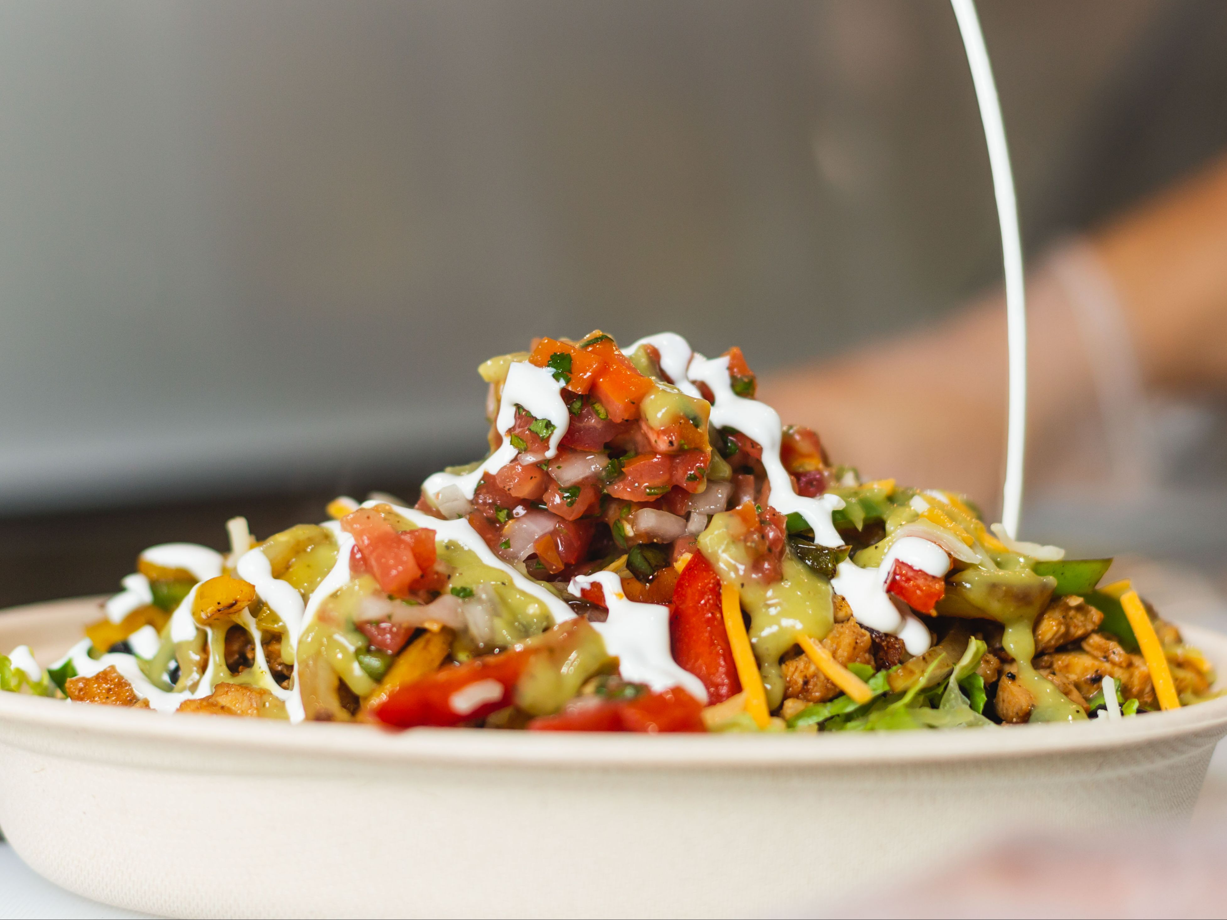Carnitas Fajita Bowl.