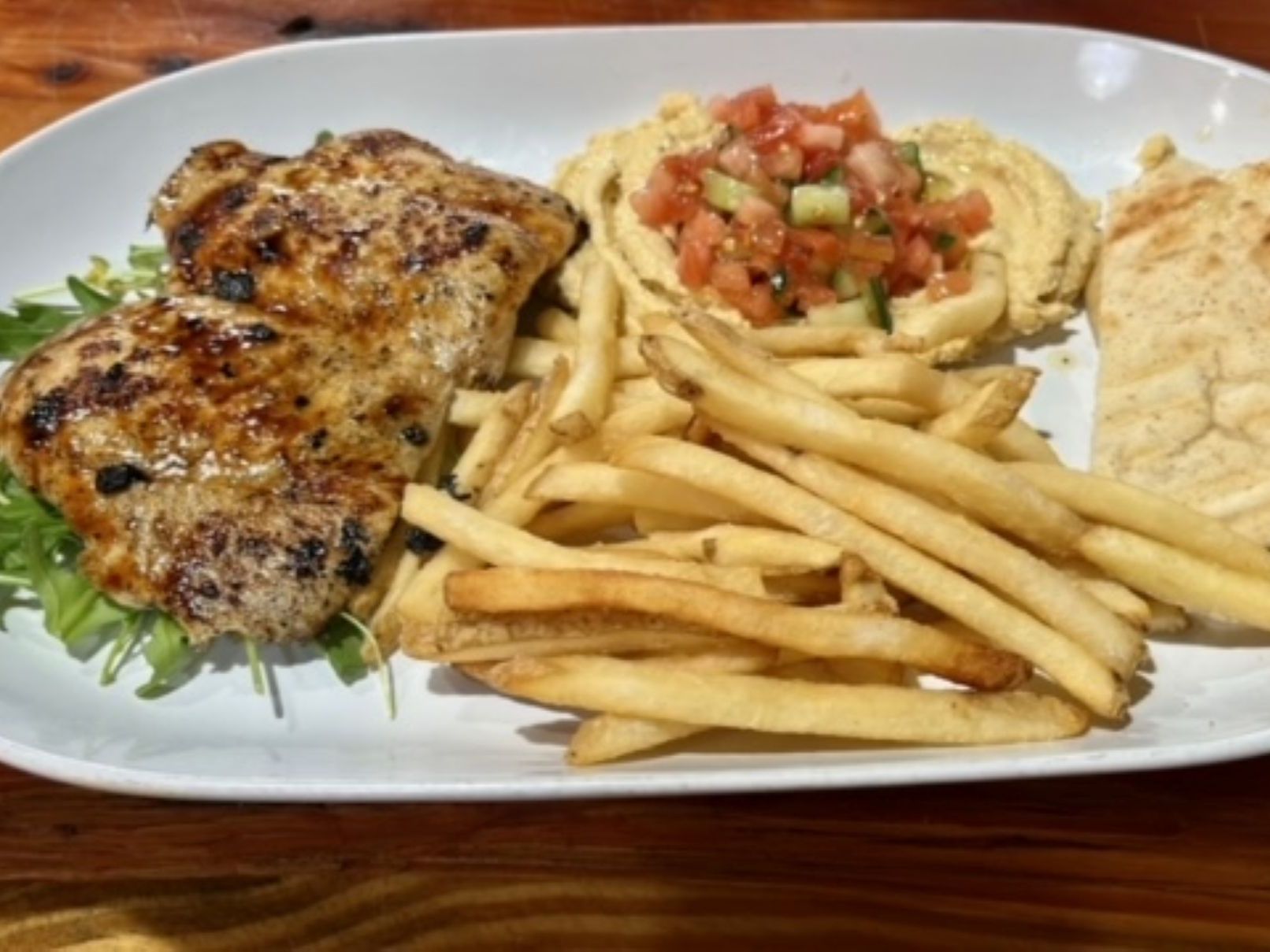 Grilled Chicken Platter.