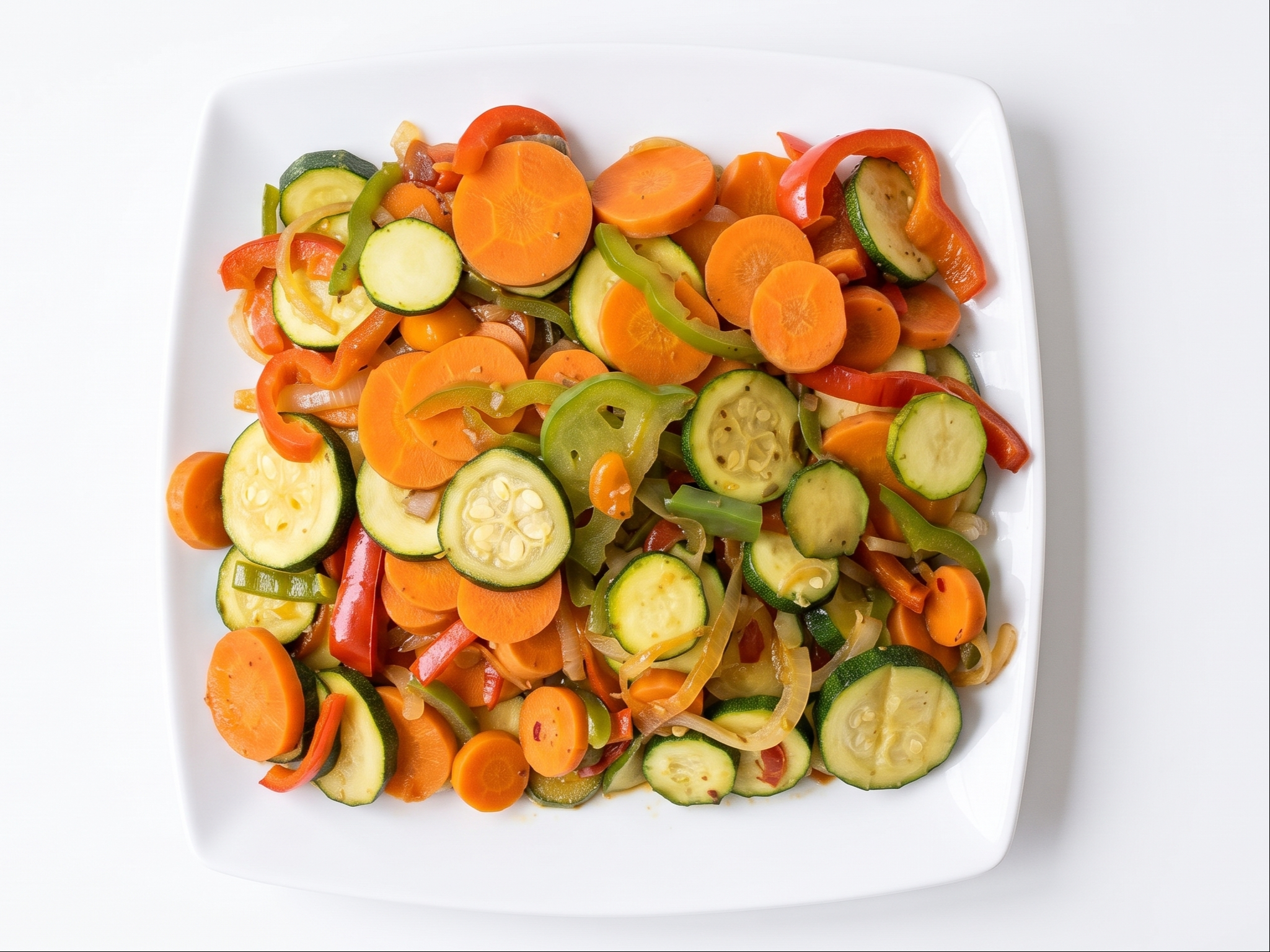 Sauteed Vegetables Tray.