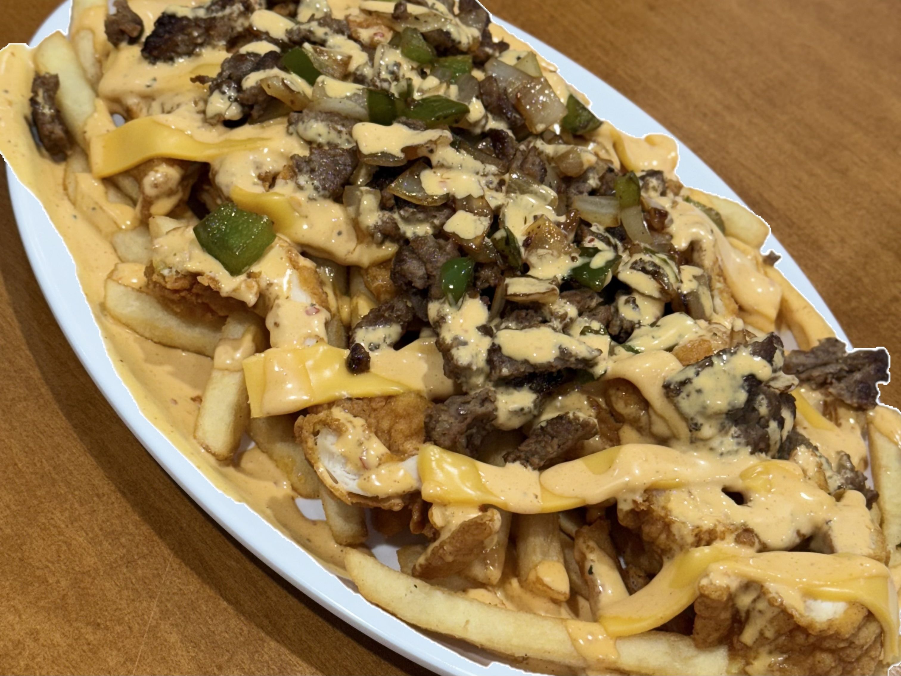 Messy Loaded Fries  Only.