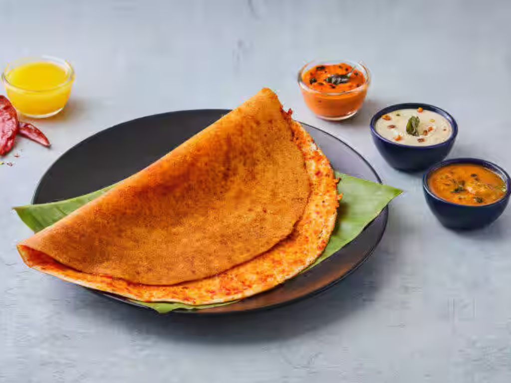 Nellore Ghee Karam Dosa.