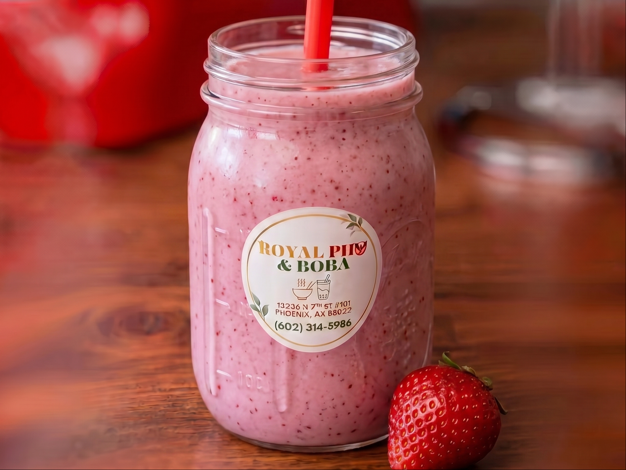 Strawberry Smoothies.