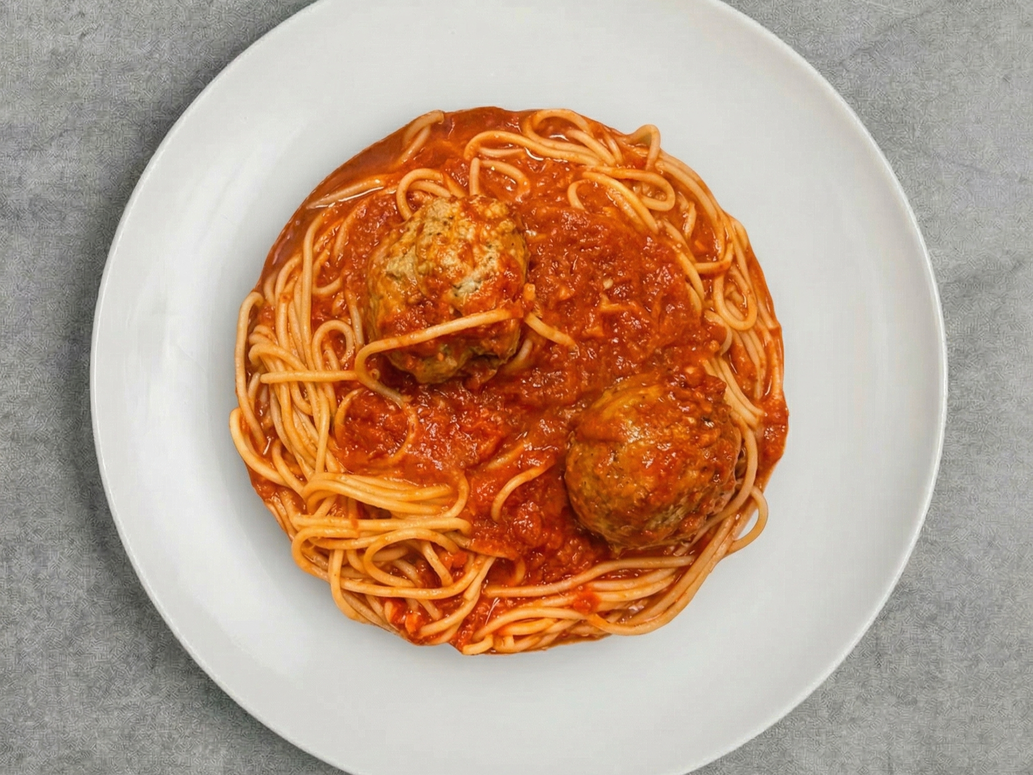 Pasta with Meatballs.