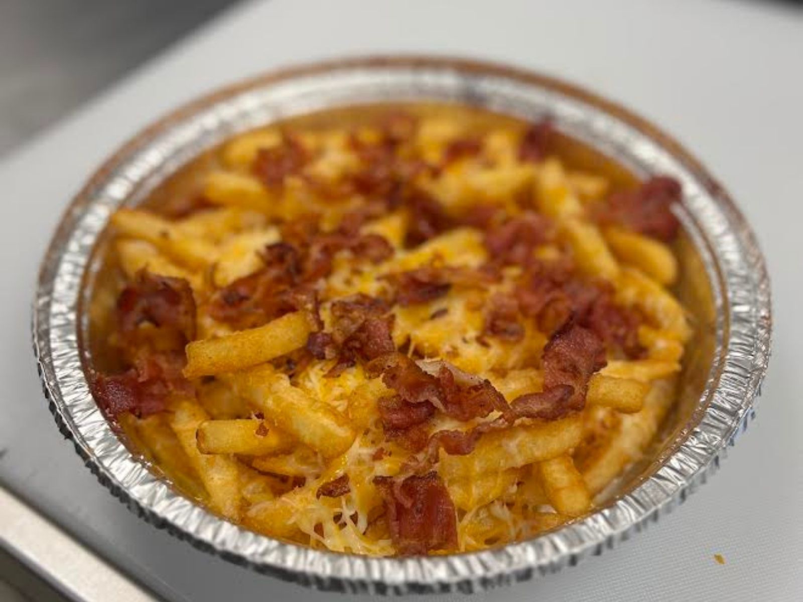 Bacon Cheese Fries.