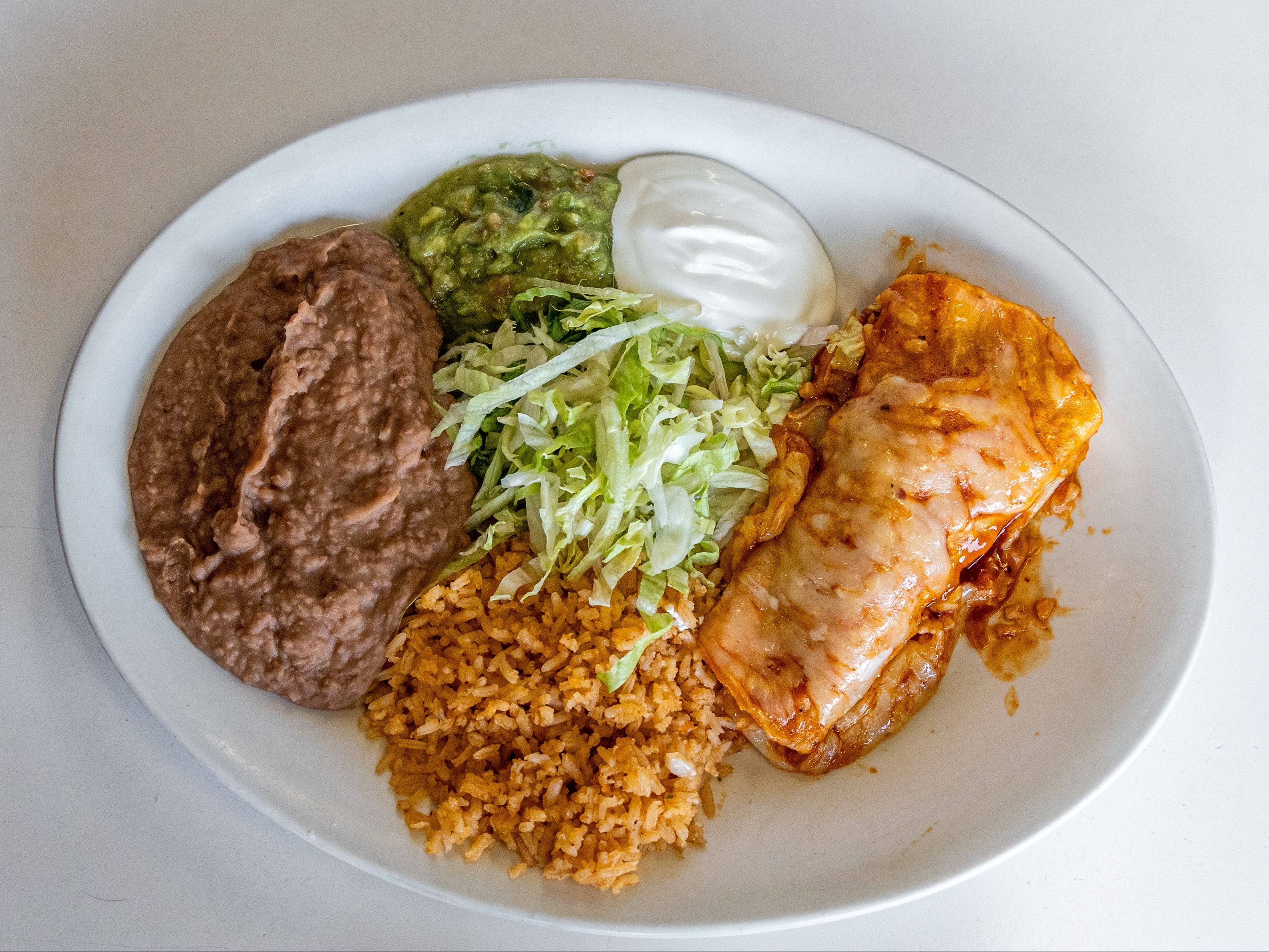 1 Cheese Enchilada Combo.