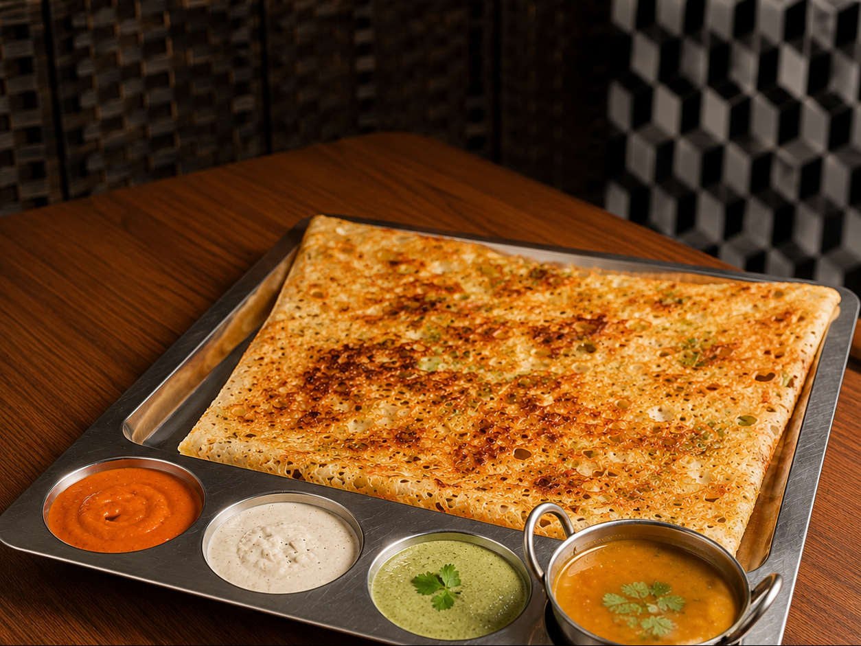 Onion Rava Dosa.