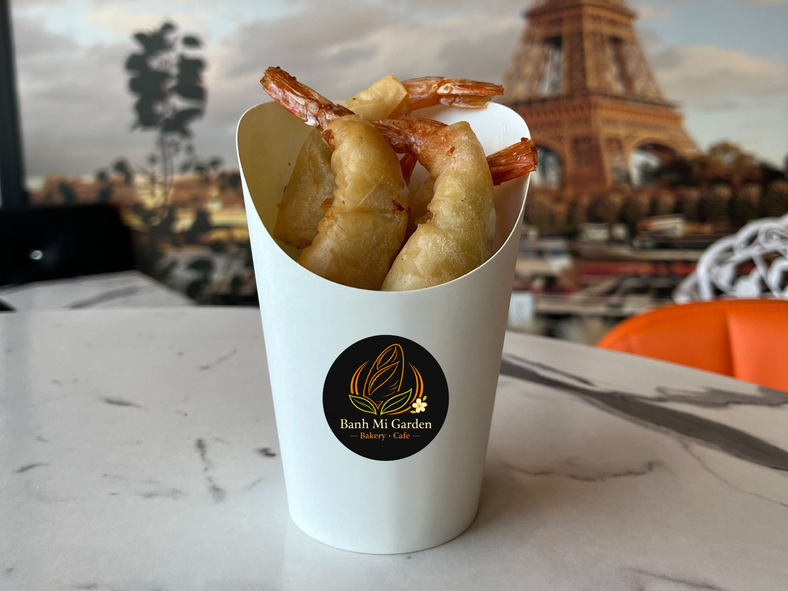 OP1. FIRECRACKER SHRIMP - (4PCS) - TÔM HỎA TIỄN CHIÊN DÒN.