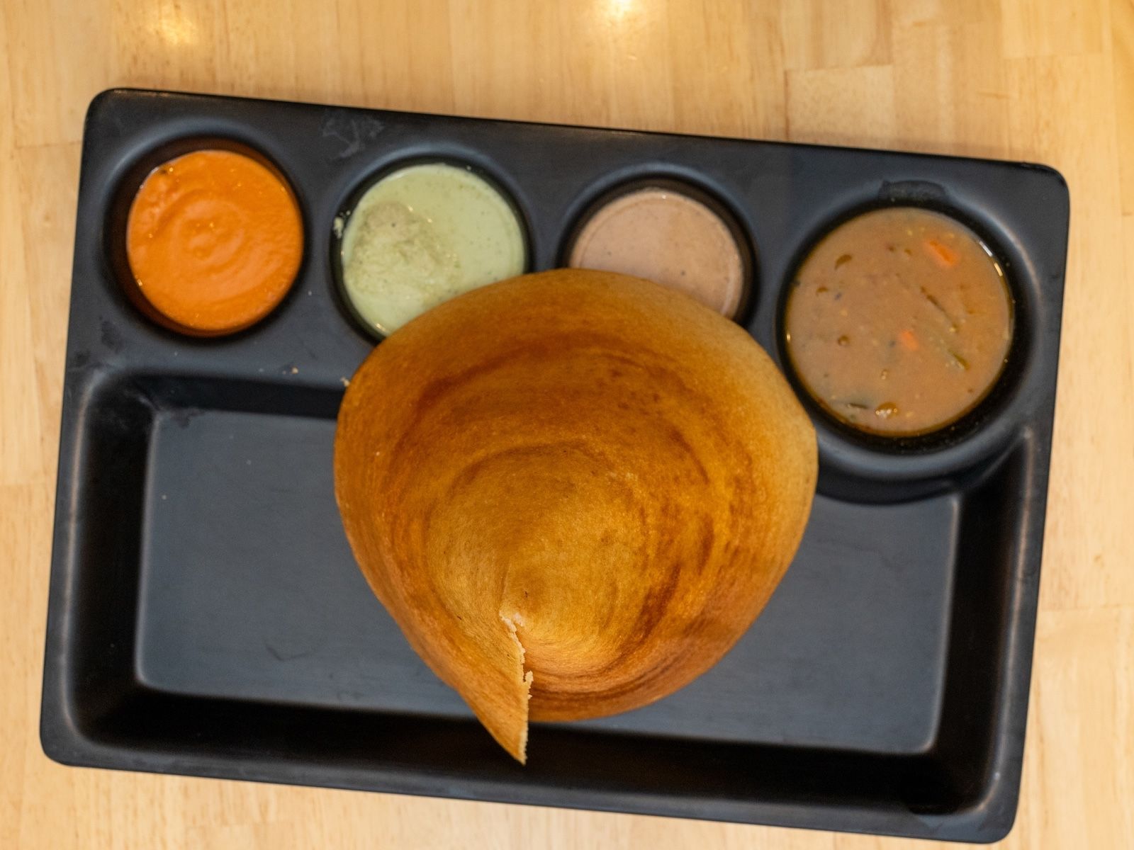 Ghee Cone Dosa.