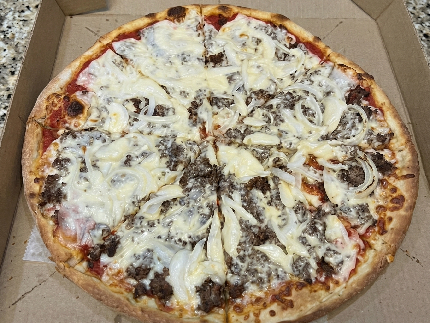 Cheesesteak Pizza.