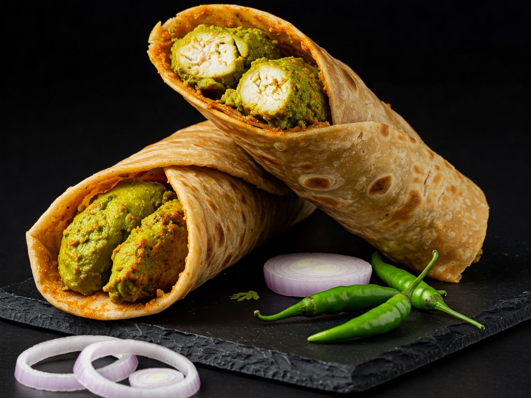 Chicken Kebab Roll.