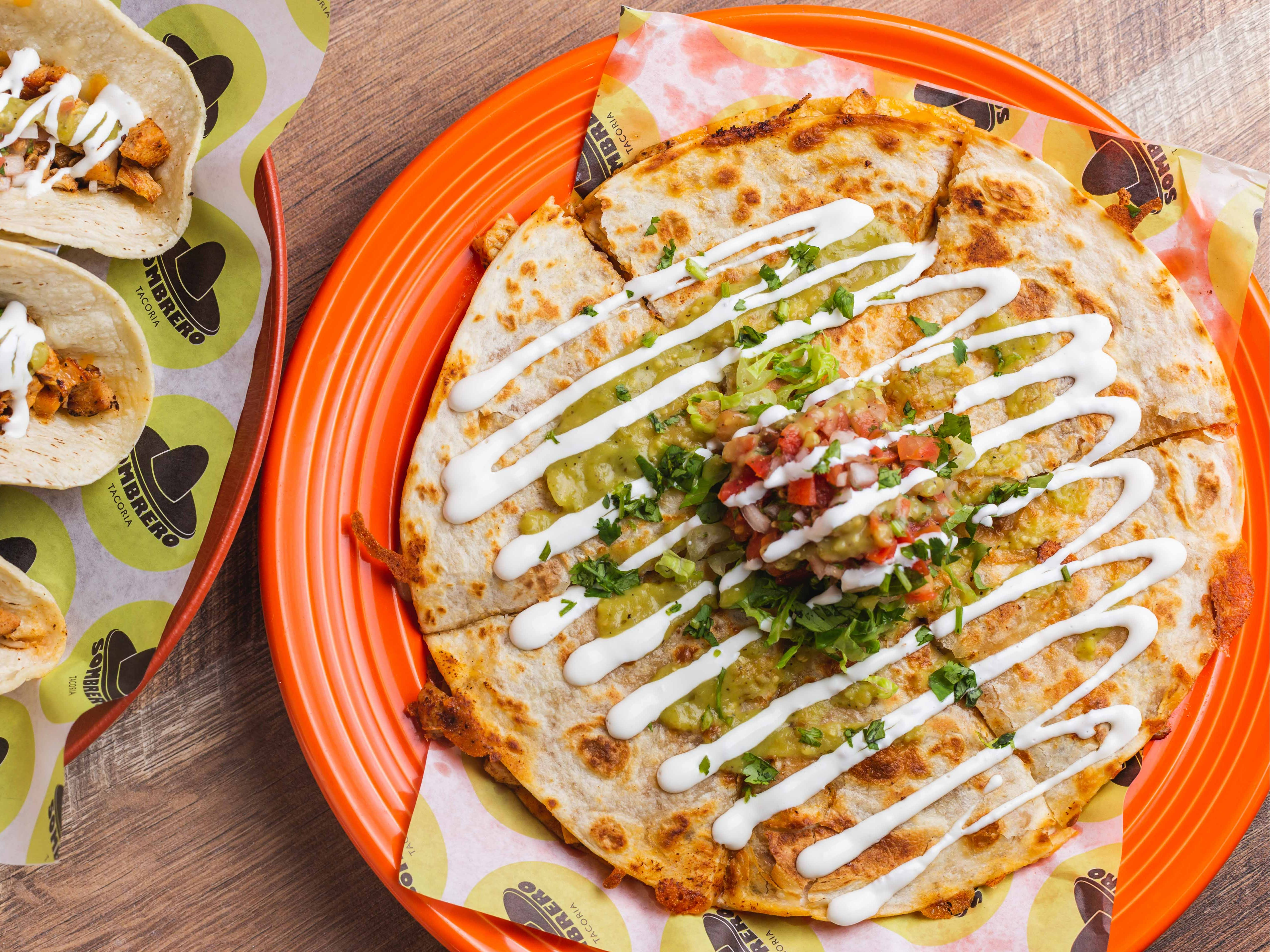 Cheese Quesadilla.