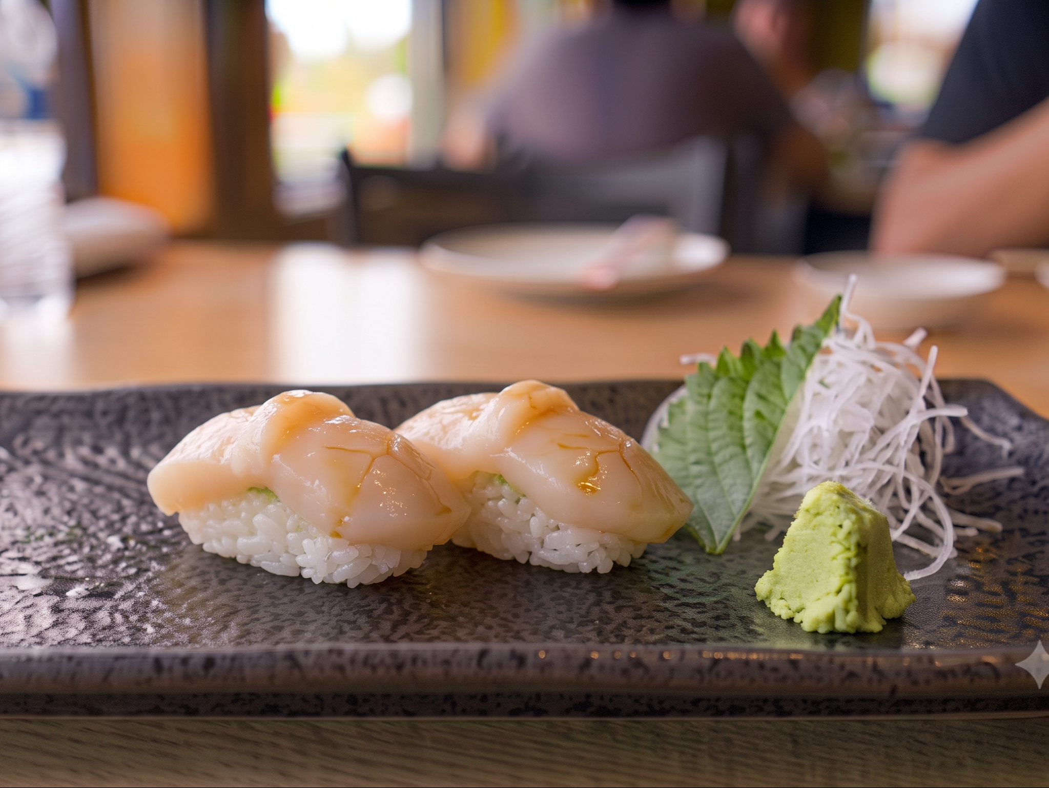 Hotategai (Scallop) Sushi 2pc.