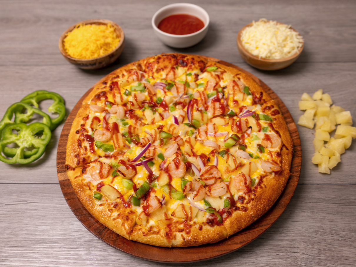 Primo Shrimp Pizza.