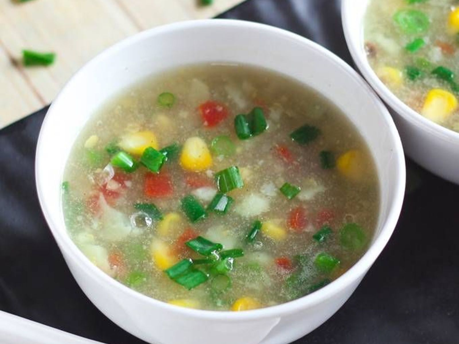 Sweet Corn Chicken Soup.