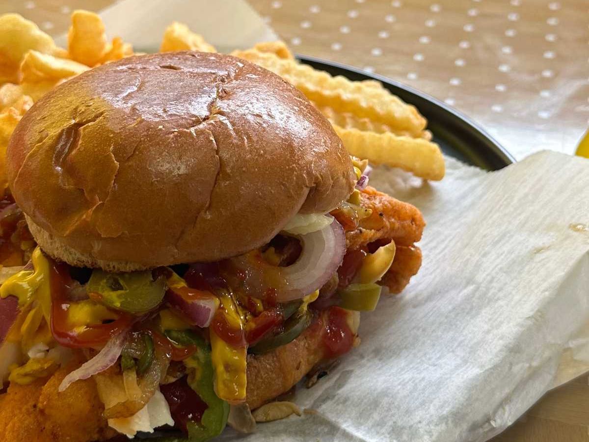 Catfish Grilled burger