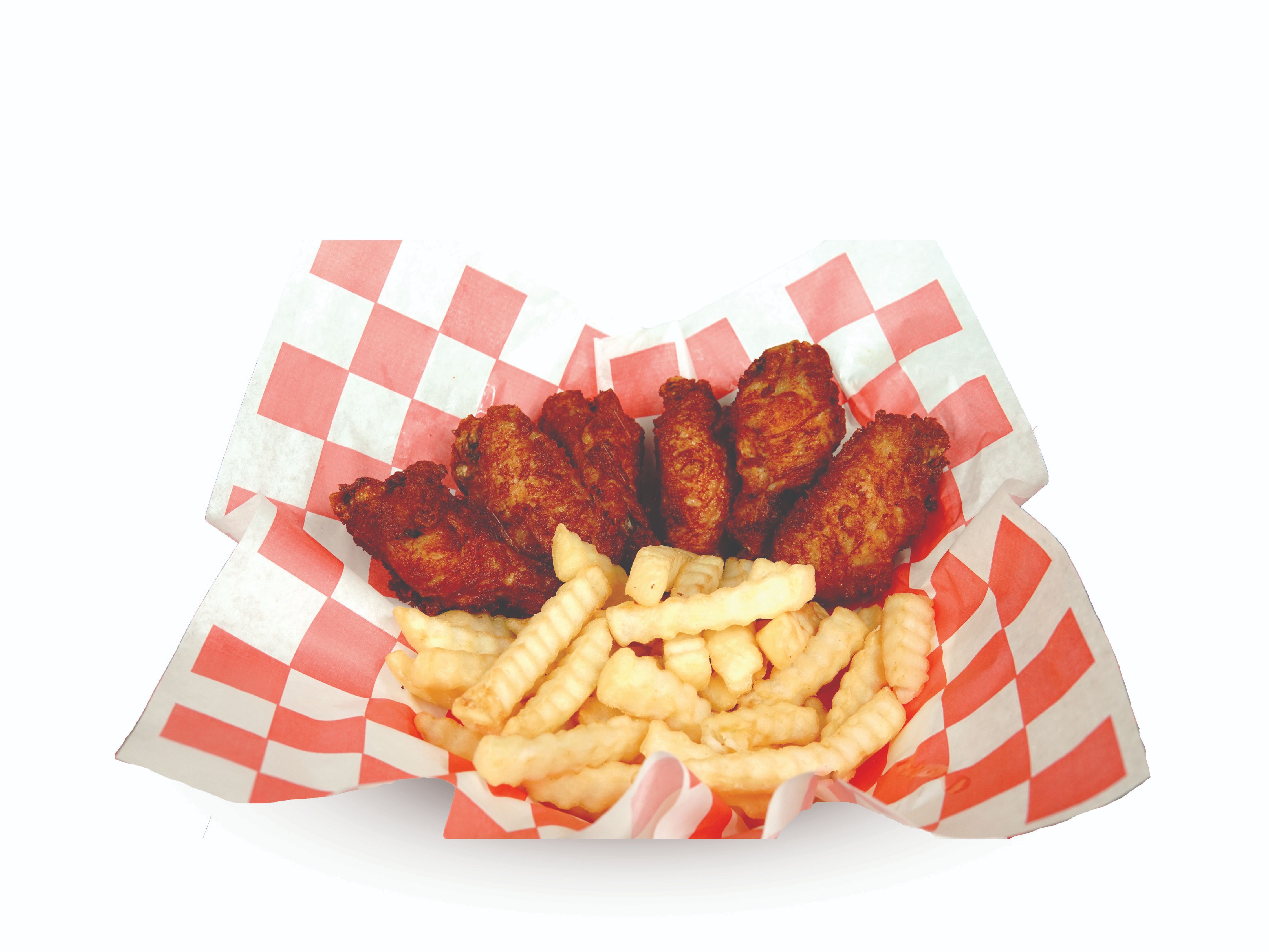 6 pc Wings Basket.