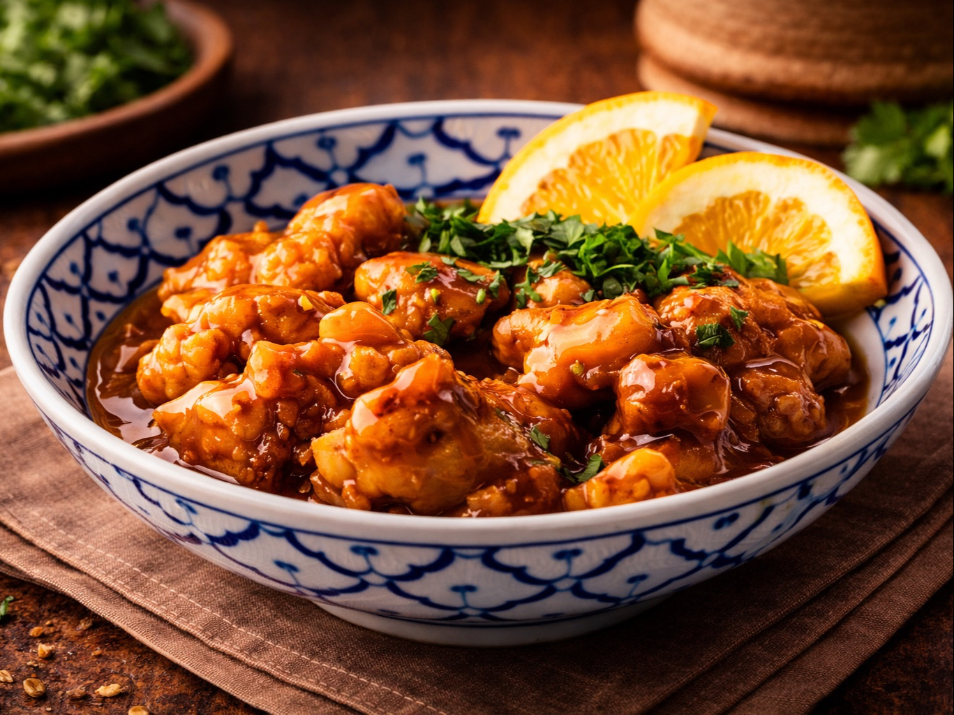 Orange Chicken.