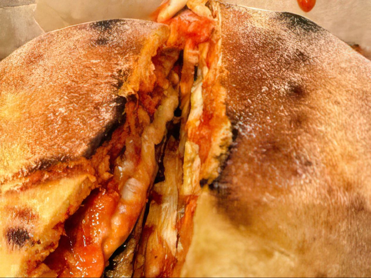 Eggplant Parm Panino.