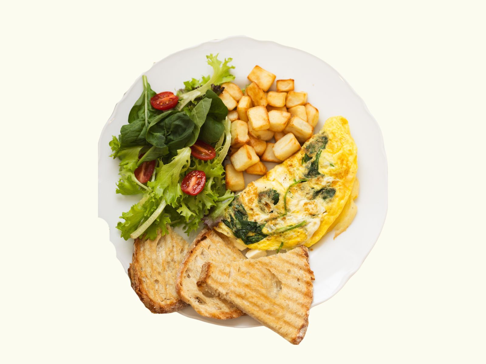 Spinach Feta Omelette