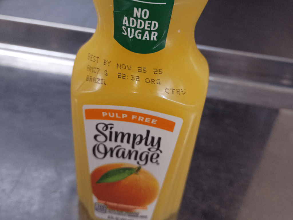 Orange Juice.