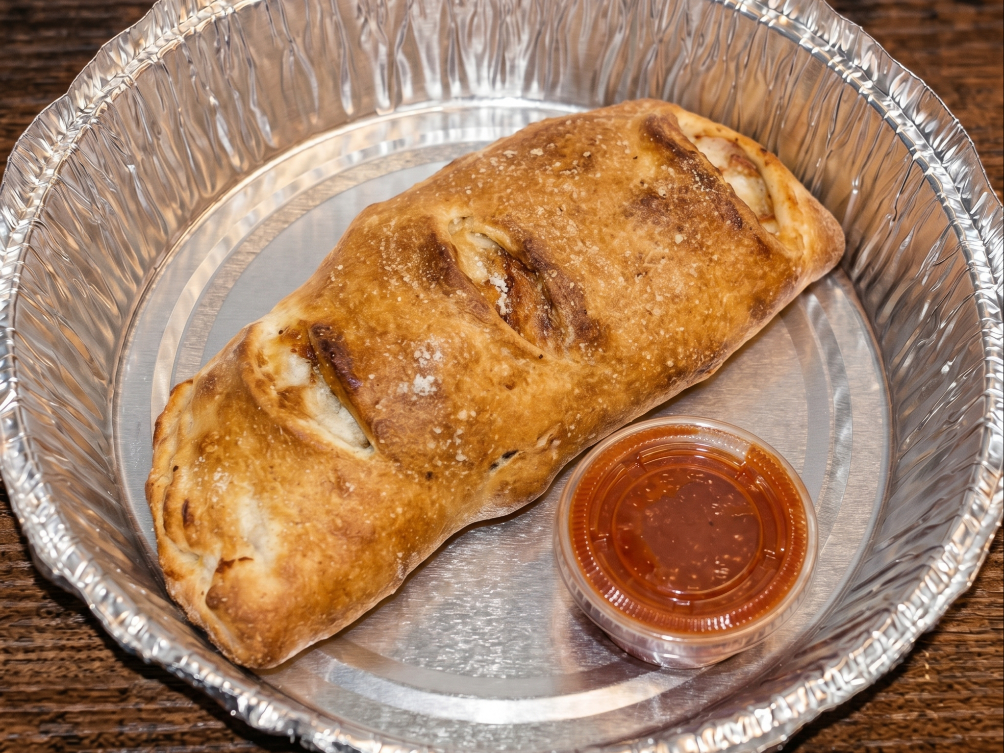 Chicken Parmigiana Stromboli.