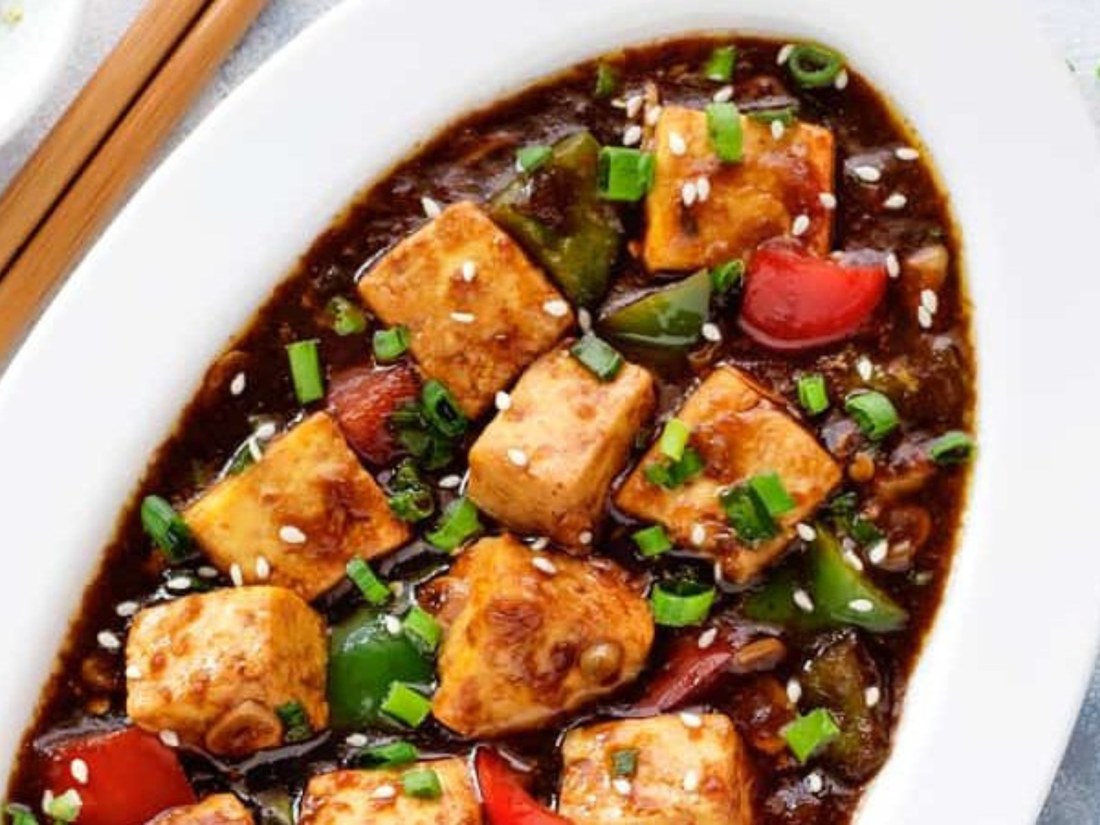 Chilli Paneer.