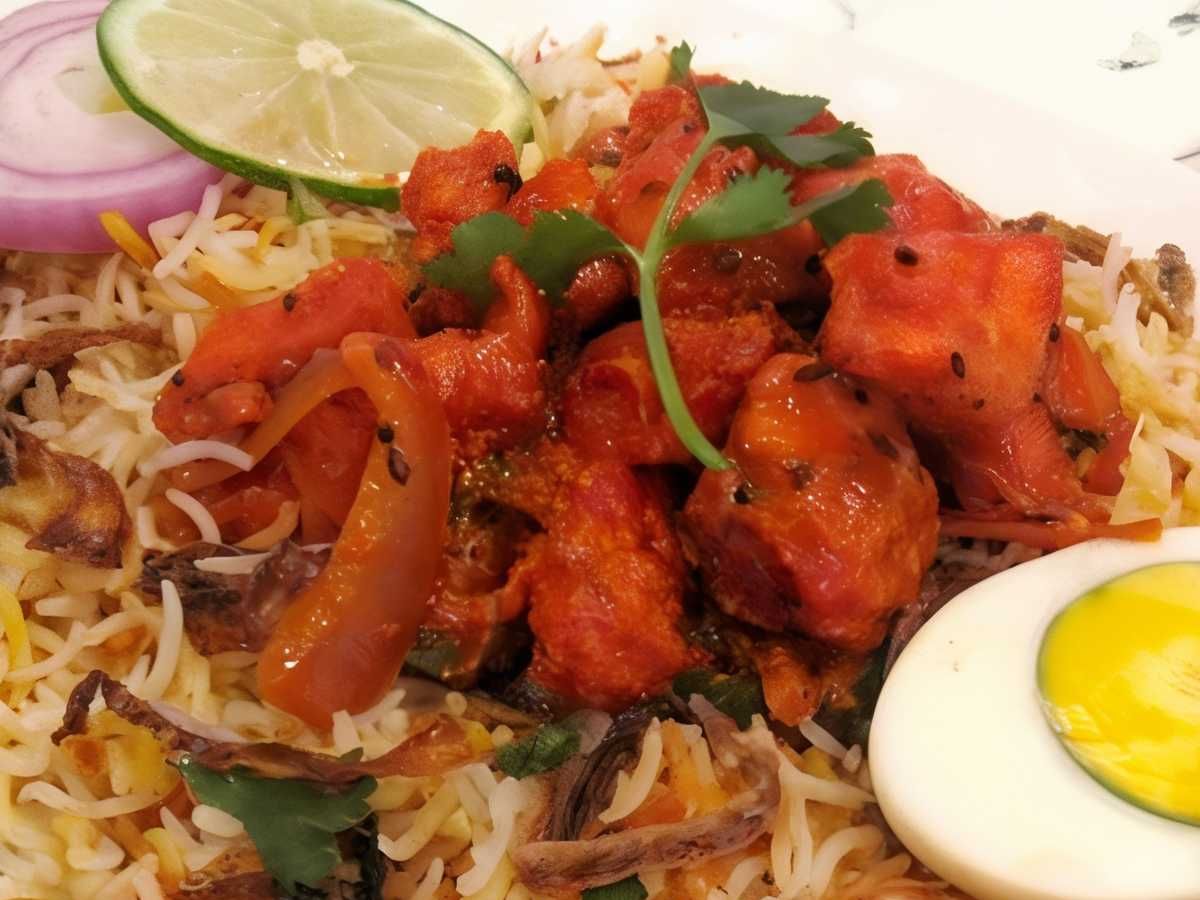 Vijayawada Boneless Chicken Biryani.