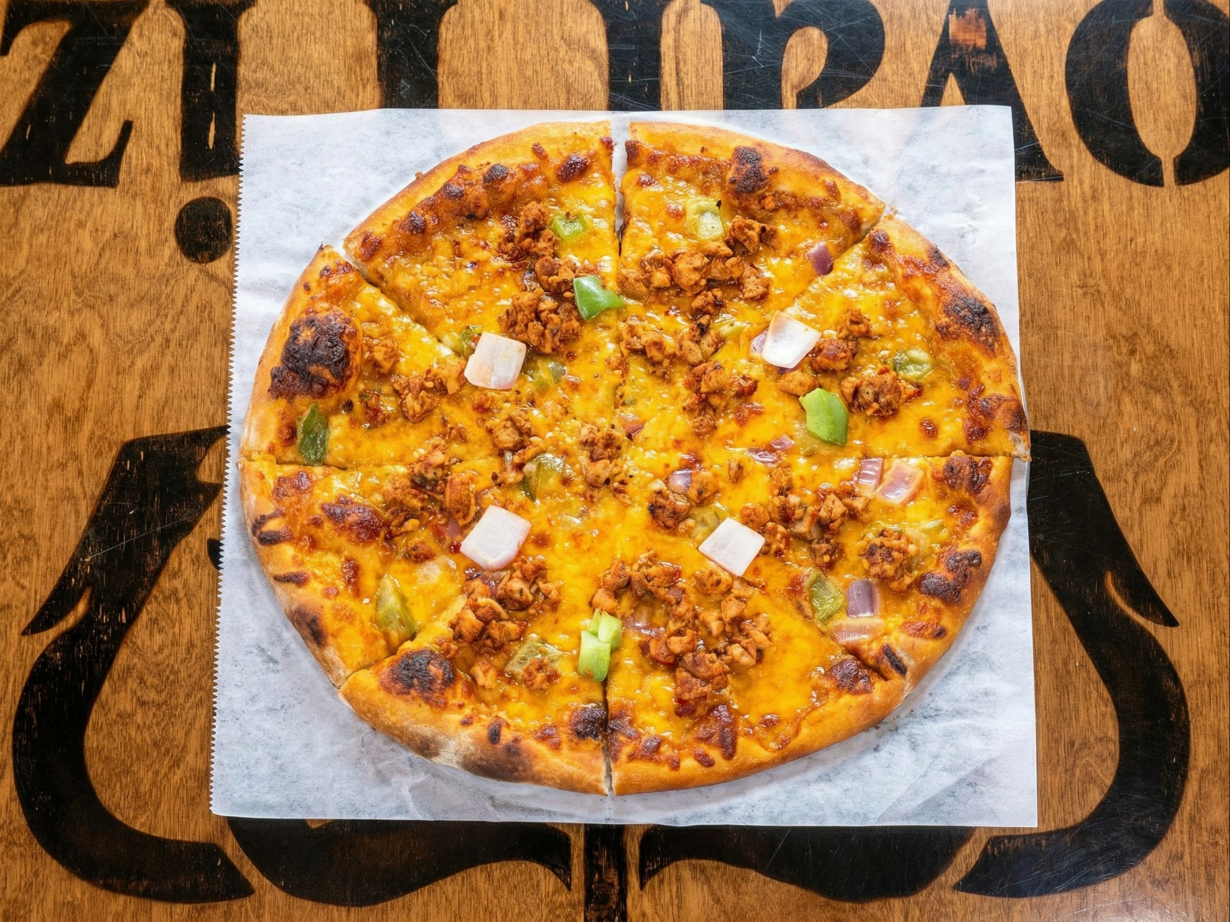 Lamb Kheema Pizza.