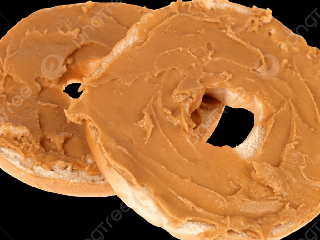 BAGEL W/PEANUT BUTTER